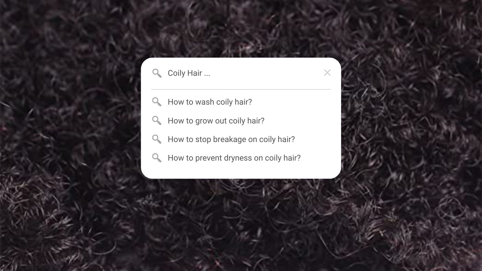 how to take care of coily hair