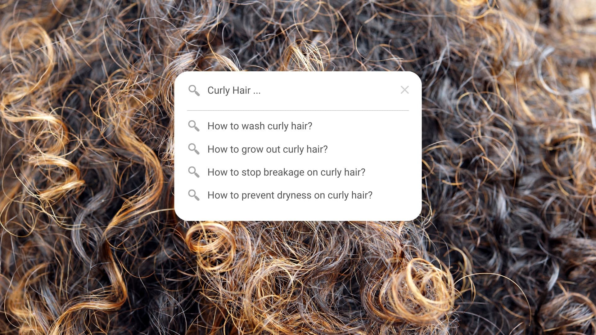 How to take care of curly hair