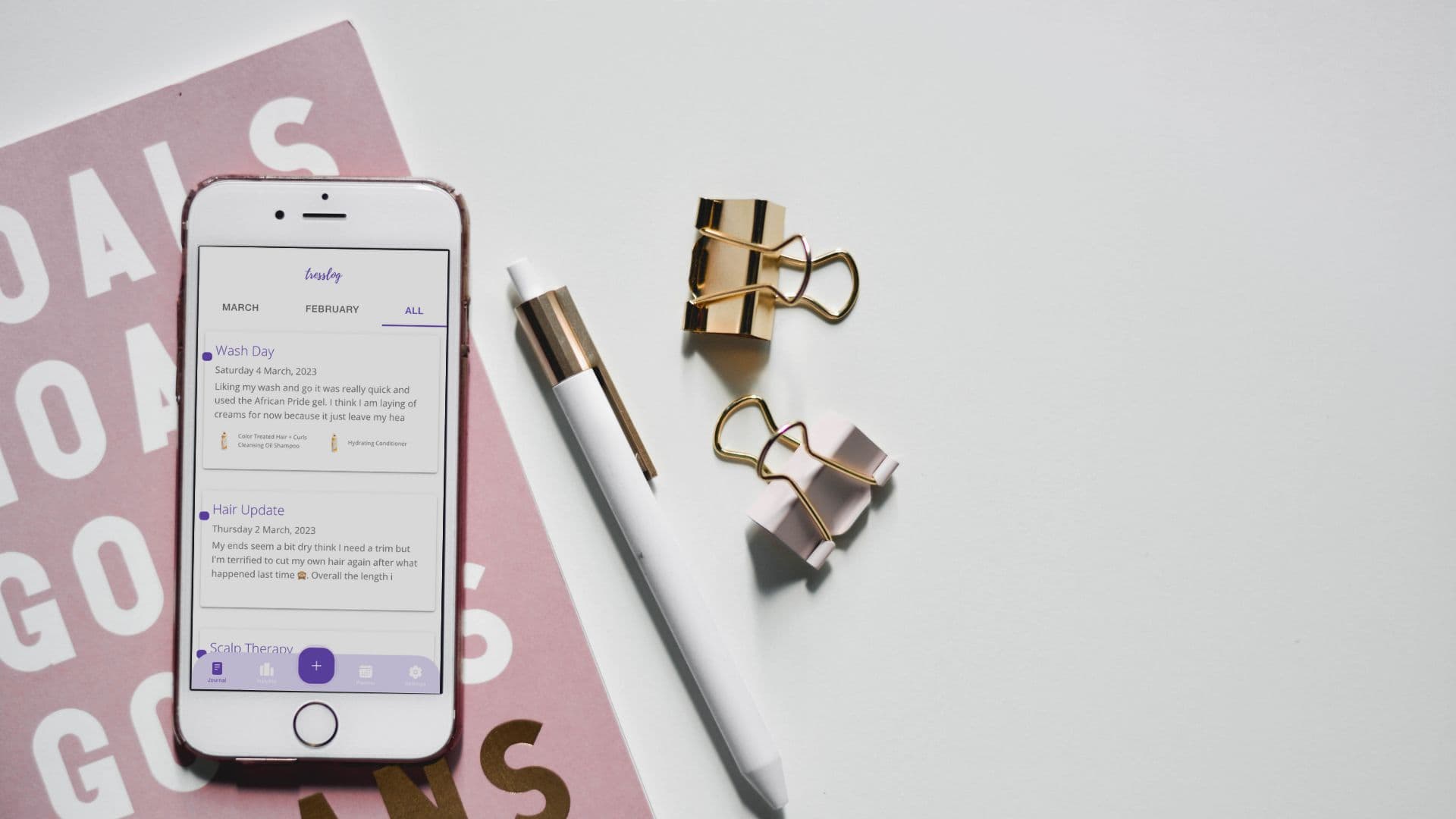 The power of journaling for hair health