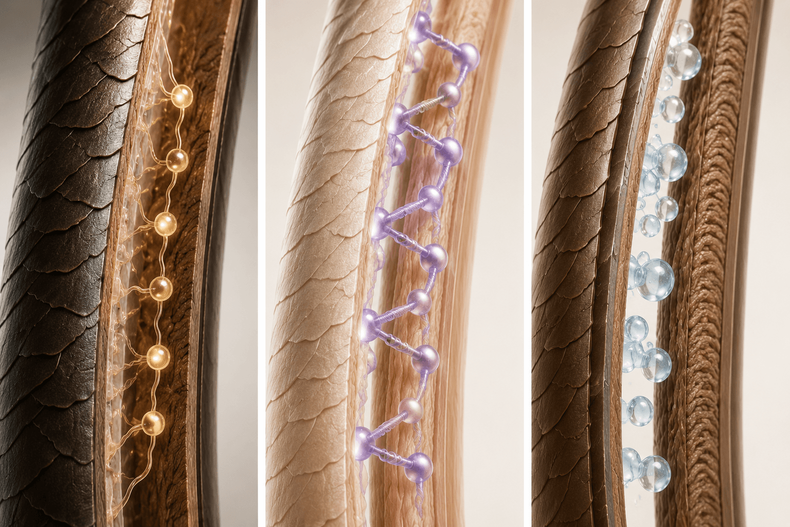 Types of Hair Bonds.